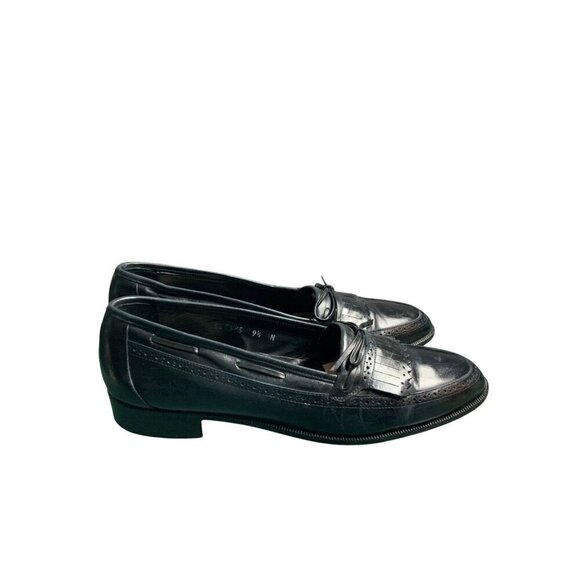 Vintage Stanley Blacker Italian men’s shoes leather throughout size 9.5 - Picture 3 of 12